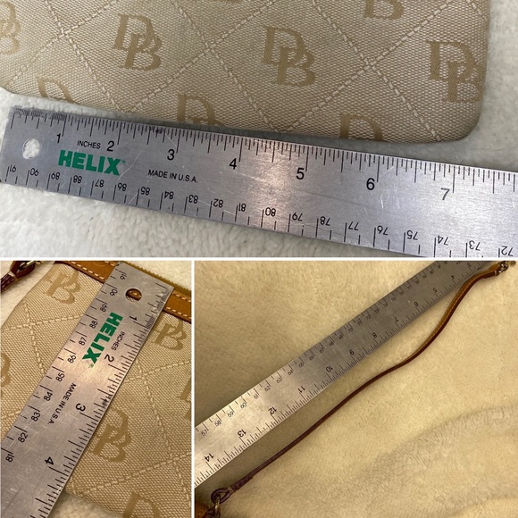 Dooney & Bourke Signature Logo Textile Wristlet - Picture 11 of 12